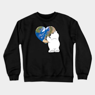 Arthe Grafitti Polar Bear Crewneck Sweatshirt